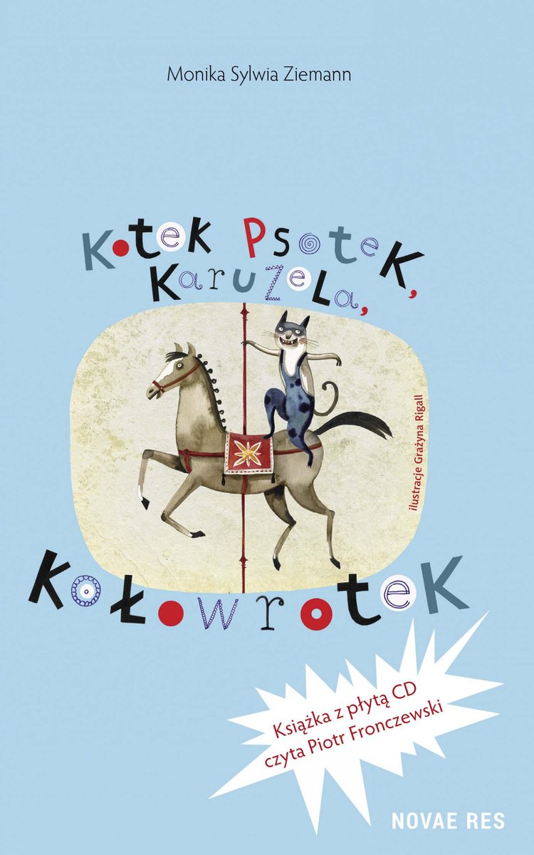 Kotek Psotek, karuzela, kołowrotek + CD - ebook epub