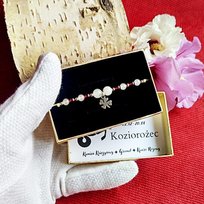 KOZIOROŻEC Bransoletka Znak Zodiaku Koniczynka Kamienie Naturalne/GiovanniDivine Inna marka