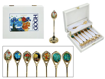 Kpl. 6 łyżeczek + 1 do cukru- V. van Gogh, mix (CARMANI) - Carmani