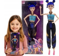 Kpop Demon Hunters LALKA 30 cm Prezent Zoey Rumi i Mira Ruchomość z Muzyką