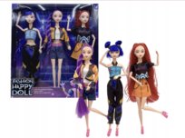 KPOP DEMON HUNTERS – ŚPIEWAJĄCE I ŚWIECĄCE LALKI 3 szt Mira Rumi Zoey