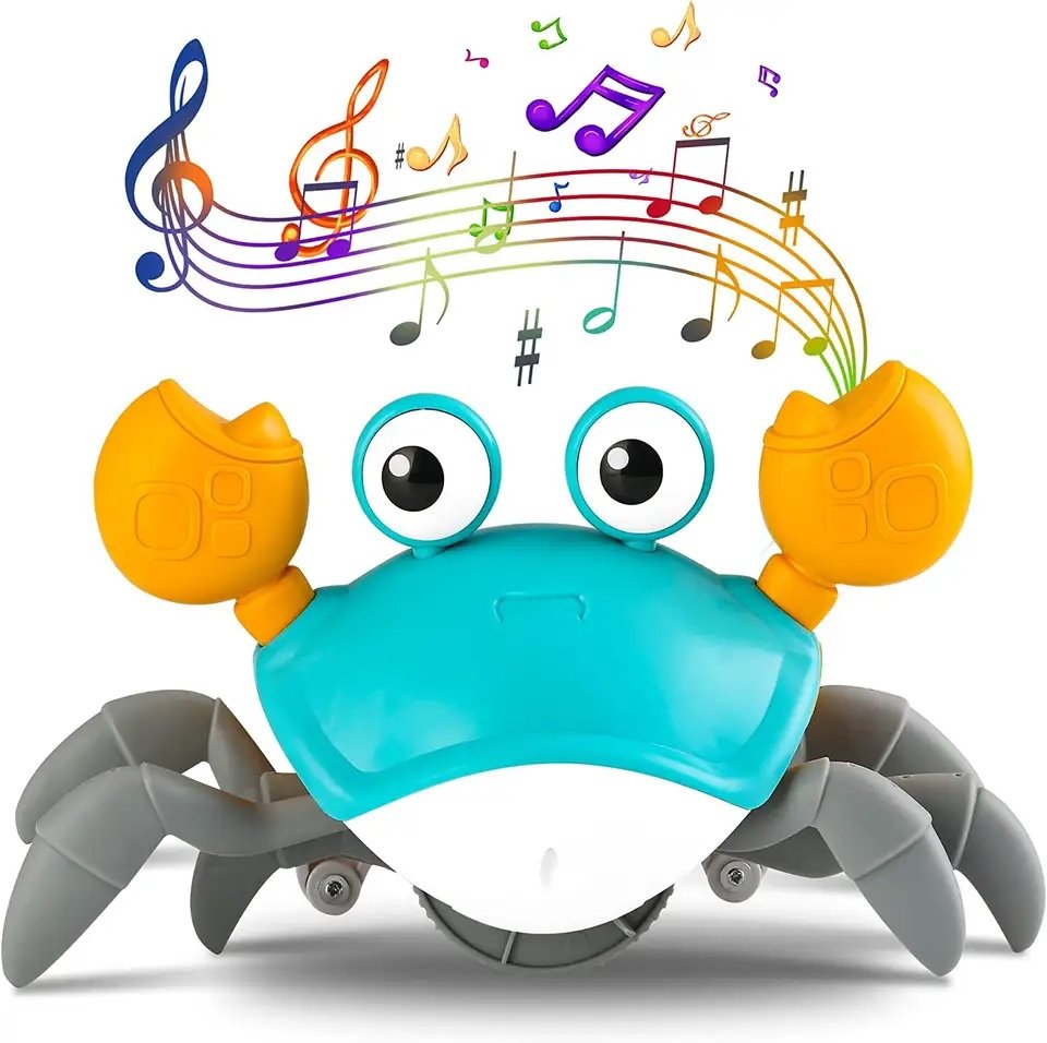 Zdjęcia - Zabawka edukacyjna Electric Krab pełzający interaktywny z dźwiękiem zielony 