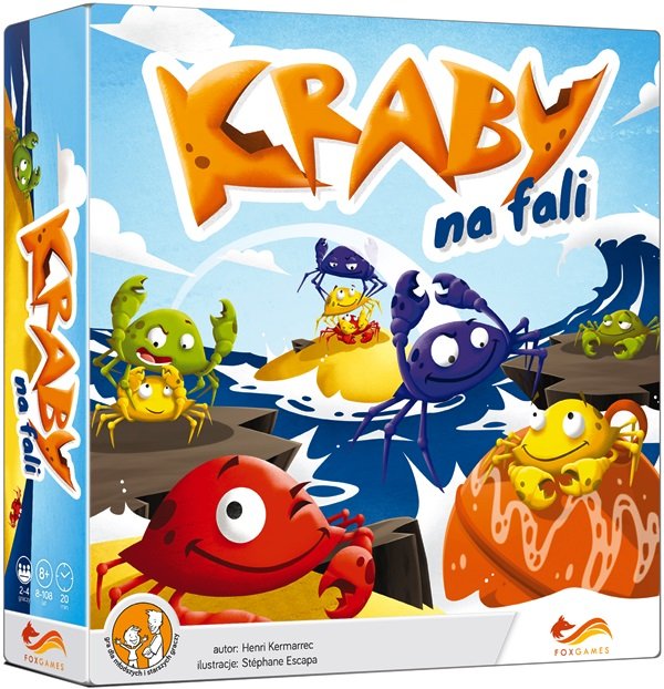 Kraby na fali, gra planszowa, FoxGames
