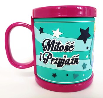 Kraina Lodu, Kubek imienny dla dziecka, Miłość i przyjaźń, 250 ml - Jawi