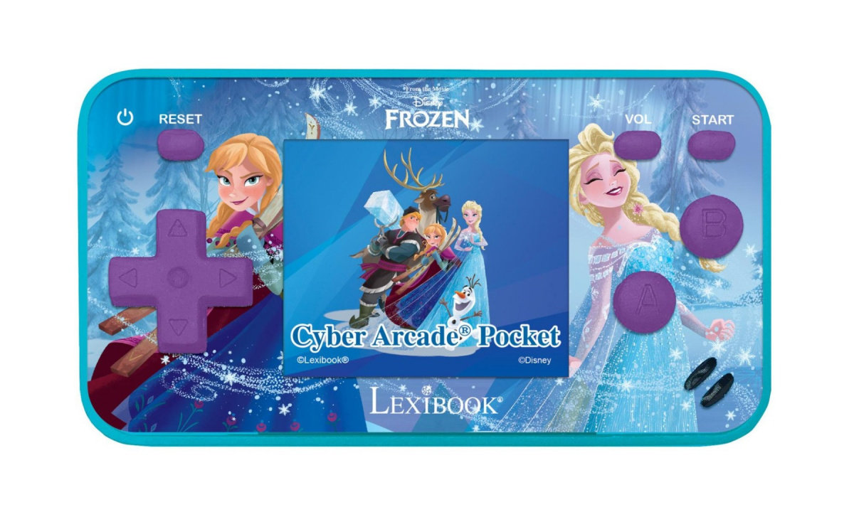 Zdjęcia - Zabawki interaktywne Lexibook KRAINA LODU Przenośna konsola dla dzieci 150 gier 