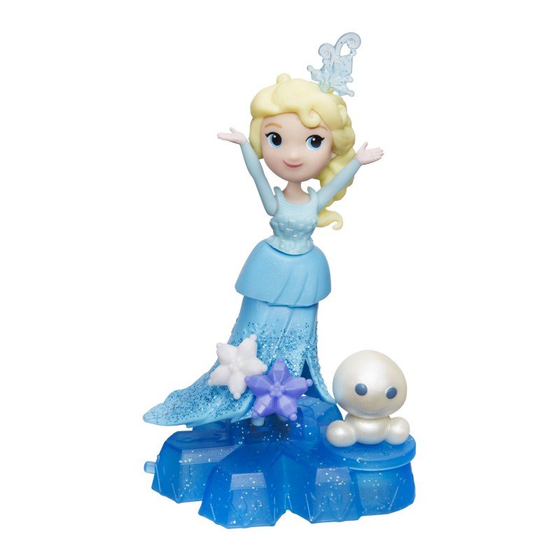 Kraina Lodu, Snap-in, mini lalka Elsa na łyżwach, B9873