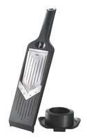 Krajalnica do warzyw z uchwytem GEFU, czarno-srebrna, 2,2x7,9x32,3 cm Gefu