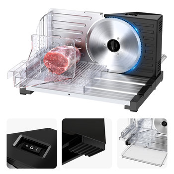 Krajalnica elektryczna Vertenz Snip 40, regulacja grubości, ostrze stalowe, Srebrna - Inny producent