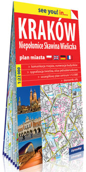 Kraków, Niepołomice, Skawina, Wieliczka. Plan miasta 1:22 000 - Opracowanie zbiorowe