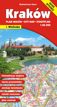 Kraków. Plan miasta 1:26 000 - Opracowanie zbiorowe