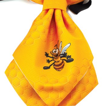 Krawat miodowy dla Pań z pszczołą - KRAW8 - BEE&HONEY