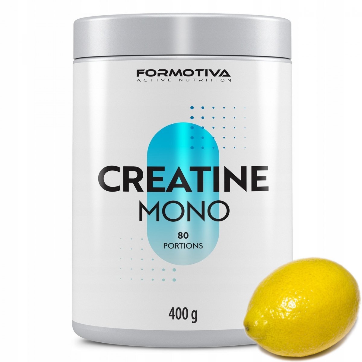Фото - Креатин Formotiva Kreatyna Monohydrat  Creatine Mono 400G Lemon 