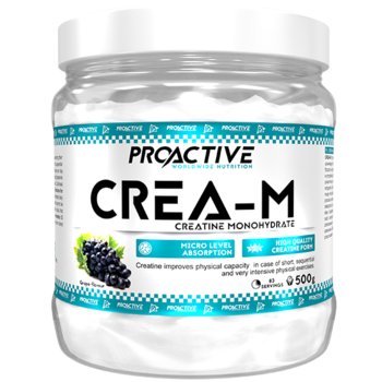Kreatyna Proactive Crea M - Monohydrat - 500G Grape - Proactive