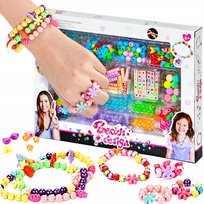 Kreatywny Zestaw Koralików Do Robienia Biżuterii Bransoletek Dla Dzieci