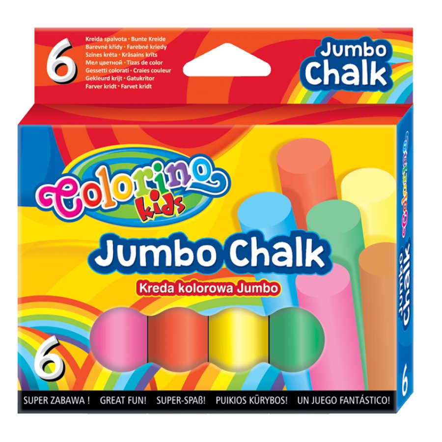 Kreda kolorwa, Colorino Kids, 6 sztuk