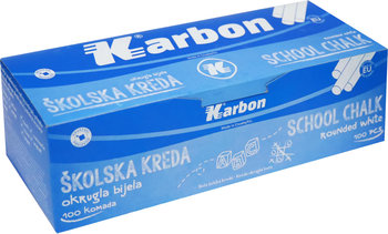 Kreda okrągła, biała, 100 sztuk - MST Toys