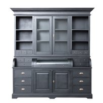 Kredens Brighton 204x56x217cm black, 204 x 56 x 217cm