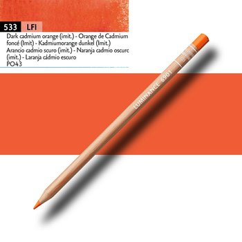 Kredka Caran D`Ache Nr.533 Dark Cadmium  Orange Luminance 6901 - CARAN D'ACHE