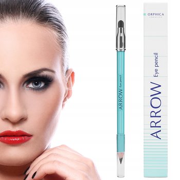 Kredka do oczu czarna z gumką do MAKIJAŻU makeup smokey eye ORPHICA ARROW - Realash