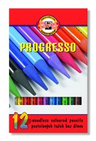 Kredki bezdrzewne Koh-I-Noor Progresso, 12 kolorów