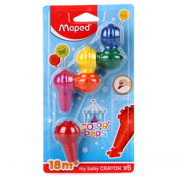 Kredki Colorpeps Baby, 6 sztuk - Maped