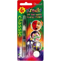 Kredki do malowania twarzy 6 kolorów (188067)