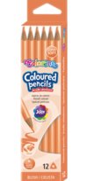 Kredki Ołówkowe 12Szt Trójkątne Cieliste Colorino Colorino