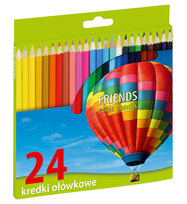 Kredki ołówkowe, 24 kolory Grand
