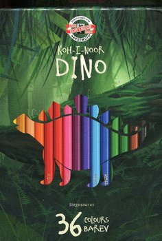Kredki ołówkowe, Dino, 36 kolorów - Koh-I-Noor