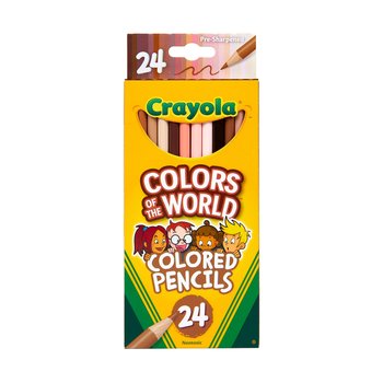Kredki ołówkowe dla dzieci Crayola 24 kolory Colors Of The World - Crayola