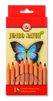 Kredki ołówkowe, Jumbo, 18 kolorów - Koh-I-Noor