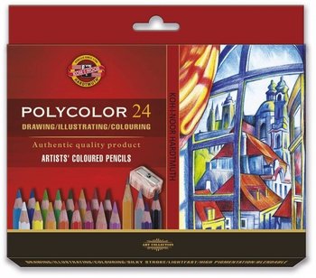 Kredki ołówkowe, Polycolor 3824, 24 kolory - Koh-I-Noor