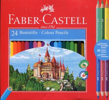 Kredki ołówkowe Zamek, 30 kolorów - Faber-Castell