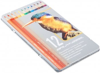 Kredki ołówkowe, Zimorodek Coloured, 12 kolorów - BRUYNZEEL