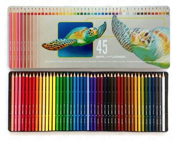 Kredki ołówkowe, Żółwie, 45 kolorów - BRUYNZEEL