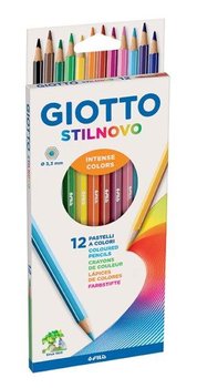 Kredki Stilnovo, 12 kolorów - GIOTTO