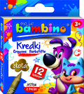 Kredki świecowe Bambino 12 kolorów - Bambino