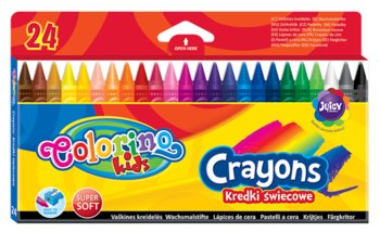 Kredki świecowe, Colorino Kids, 24 kolory - Colorino