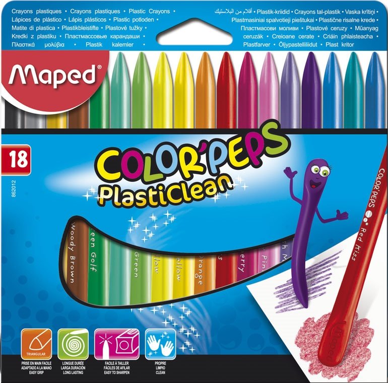 Zdjęcia - Ołówek Maped Kredki świecowe, Colorpeps, 12 kolorów 