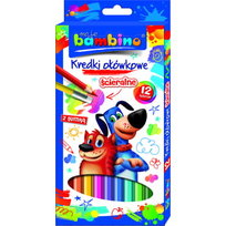 Kredki Szkolne Ścieralne 12 Kol. Moje Bambino 4