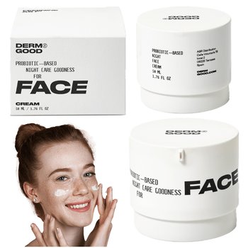 Krem do TWARZY PROBIOTYKI nawilżający NOC regeneracja WITAMINA E DERM GOOD - derm good