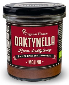 KREM KOKOSOWO - DAKTYLOWY MALINA BEZGLUTENOWY BIO 280 g - ORGANIC HOUSE (DAKTYNELLA) - Organic House