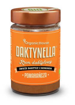 Krem Kokosowo - Daktylowy Pomarańcza Bezglutenowy Bio 190 G - Organic House (Daktynella) - Inna marka