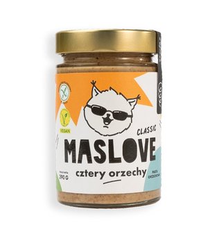 KREM ORZECHOWY MIX (4 ORZECHY) KLASYCZNY BEZGLUTENOWY 290 g - MASLOVE - Inna marka