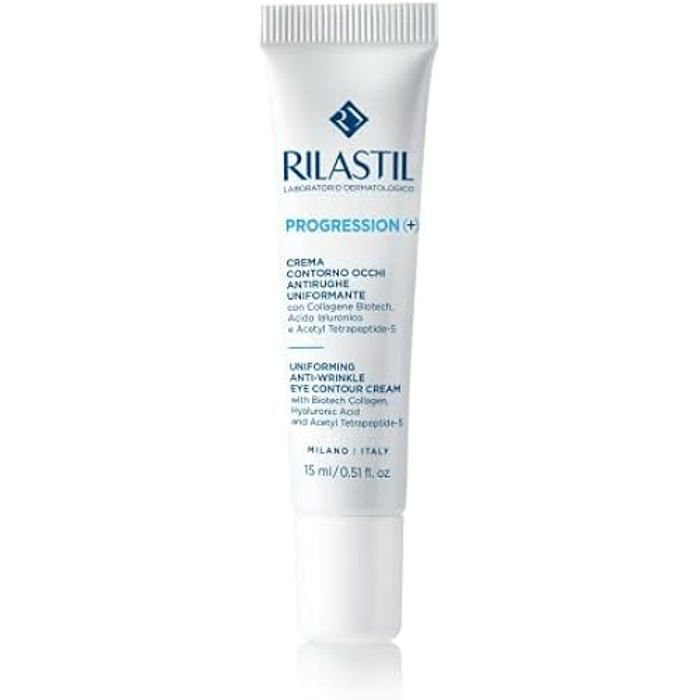 Empik Krem pod oczy - RILASTIL - Progression - 15 ml - Hipoalergiczny - Skóry wrażliwe