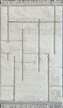 Kremowy dywan geometryczny na Balkon/Taras - BOHO CM9223 135x190 cm - CARPETS & MORE