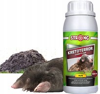 KRETOTERROR z WROTYCZEM skuteczny odstraszacz KRETY i NORNICE STRONG 500 ml