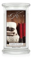Kringle Candle Duża Świeca Zapachowa Z Dwoma Knotami Warm And Fuzzy 623G