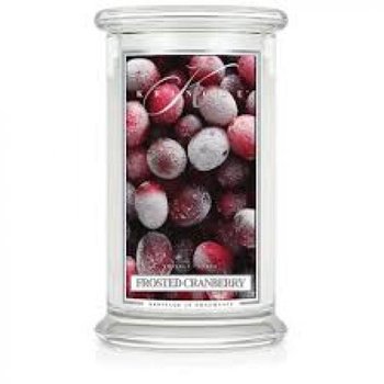 Kringle Candle, Frosted Cranberry, świeca zapachowa, duży słoik, 2 knoty - Kringle Candle