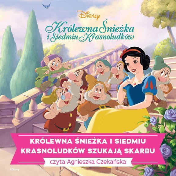 Królewna śnieżka i siedmiu krasnoludków szukają skarbu - audiobook